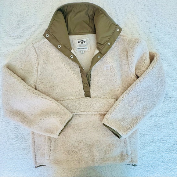 Billabong A/DIV Switchback Sherpa Fleece Sweatshirt M - Picture 14 of 16